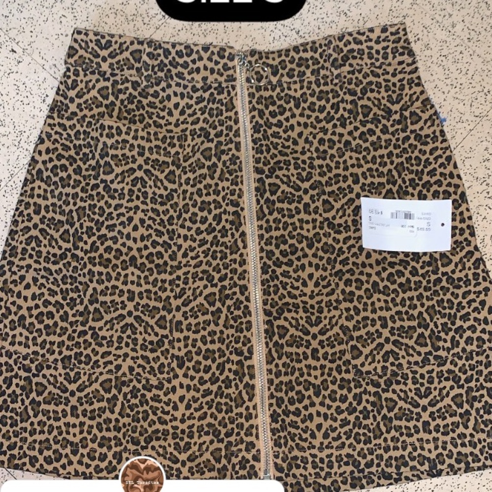 Leopard Mini Skirt
